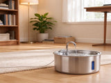 Stainless Steel Cat Water Fountain, 11L/372oz with 4-Stage Filtration, Quiet Pump, Visual Water 27595406
