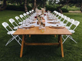 10pcs Injection Molding Classic Garden Plastic Folding Chair White 45469447