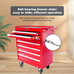 ZUN 7-Drawer Metal Rolling Tool Chest with Wheels,Tool Storage Cabinet With Locking System W2788P206459