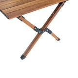1-piece Folding Outdoor Table,Lightweight Aluminum Roll-up Rectangular Table for indoor, Outdoor W24183624