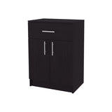 Cope kitchen Pantry in melamine with 2 doors and 1 drawer, Wengue B128P287517