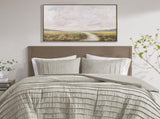 Hand Embellished Framed Canvas Abstract Landscape Wall Art B035129252