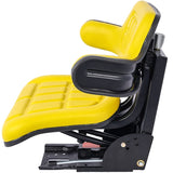 TRAC SEATS BRAND WAFFLE STYLE UNIVERSAL TRACTOR SUSPENSION SEAT WITH TILT FITS FORD/NEW HOLLAND 3900 W46577685