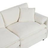 Oversized 41.73" Sofa Chair, Modern Upholstered Armchair with 1 Toss Pillow, Modular Sectional Sofa W3163P269202