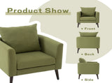 Modern Fabric Accent Chair, Upholstered Armchair for Living Room ,Mid Century Fabric Lounge Chair w/ W1028P188577