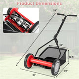 14 Inch Push Lawn Mower with Grass Catcher Bag 70913053