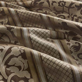 6 Piece Jacquard Comforter Set with Throw Pillows-Full/Queen B035P280388