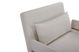 TRIO Modern Foldable Sofa Bed - Single-Seater with Breathable Linen Fabric, Converts in 10 Sec, W3391P325003