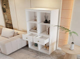 31.5x66.73x15.75inch White Two Side Storage Cabinet With Drawers for Bedroom, Living Room, Bathroom W5290P533268