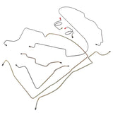 Power Disc Brake Line Kit For Jeep Wrangler YJ 2.5 4.0 4.2 1987-1995 JPB9302 JPB8701 JPB9502 71098567