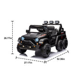 ZUN 24V Ride On Large PickUp Truck car for Kids,ride On 4WD Toys with Remote Control,Parents Can Assist W1578P198578