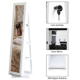 360 Degree Rotation Full-Body Mirror Cabinet PVC Film Moisture-Proof Dressing Mirror Cabinet Super 84301225