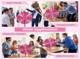 24 Inch Height Adjustable Prize with Smooth Spin, 2-in-1 Tabletop & Floor Standing Spinning 93646936