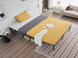 208.2*157.5*45.7cm Bed Height 18" Simple Basic Iron Bed Frame Iron Bed Black 34894543