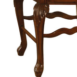 Beige and Cherry Solid Back Counter Height Stools B062P189108
