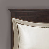 7 Piece Comforter Set Taupe/Brown King B03597133