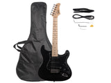 GST Stylish Electric Guitar Kit with Black Pickguard Black 34861087