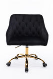 ZUN Swivel Shell Chair for Living Room/Bed Room, Modern Leisure office Chair 07649381