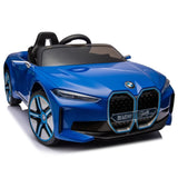 ZUN Licensed BMW I4,12v Kids ride on car 2.4G W/Parents Remote Control,electric car for kids,Three speed W1396104254