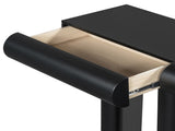 U_Style 47.6" Modern Painted Entryway Table with 2 Curved Drawers,Space-Saving Hallway Table with N711P285757B
