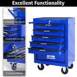 Rolling Metal Tool Chest with 6 Drawers, 20" 6-Drawer Tool Chest Cabinet with Ball Bearing Drawer W1102P298218