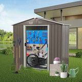 8ft x 4ft Outdoor Metal Storage Shed 32344612