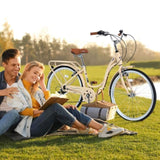 7 Speed, Steel Frame, Multiple Colors 24 Inch Ladies Bicycle W1019P165871