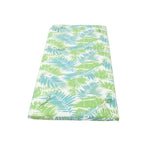 2" THICK FLORAL CHAISE LOUNGE CUSHION IN LEAF COCONUT - WATERPROOF FOLDABLE 2-PART DESIGN - FOR N770P253018L
