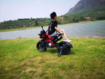 ZUN Electric Motorcycle for Kids, kids ride on motorcycle, 12V Electric Dirt Bike with Training Wheels, W1760P160464