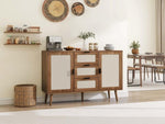 ZUN 2 Door 3 Drawer Cabinet, Accent Storage Cabinet, Suitable for Living Room, Bedroom, Dining Room, W688137477