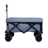 Foldable Wagon with Extended Tailgate, Waterproof Dustproof UV Resistant Wagon Rain Covers, Heavy W321P269239