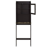 Modern Over The Toilet Space Saver Organization Wood Storage Cabinet for Home, Bathroom - Espresso W40914888