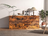 Vintage wood particleboard non-woven fabric with triamcinol 134*40*67cm double row 3 layers 6 98588289