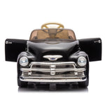 ZUN 12V Kids Ride On truck car w/parents control, Licensed Chevrolet 3100 pickup,electric car for W1396P147019