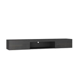 ZUN Floating TV Stand Wall Mounted with 20 Color LEDs,63" Modern TV Stand, Floating TV Cabinet 04700679