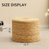 Handmade Woven Foot Stool Natural Seagrass Ottoman for Home Decor & Seating 24853314