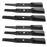 ZUN 6 Pack Repl Cub Cadet Mower Blades 742-05052 942-05052 For 50" Lawn Tractor and RZT Mowers Cub Cadet 50159092