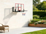 Wall Mount Basketball Hoop System for Community Court Upgrade, 43" x 30" Shatter Resistant 12067164