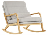 100*65*101cm High Back Belt Waist Pillow Log Color Solid Wood Armrest Backrest Seat Frame Iron Frame 61834508