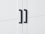 Tall Bathroom Storage Cabinet, Cabinet with Two Doors and One Drawer, Adjustable Shelf, MDF Board, 54458299