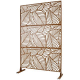 Outdoor & Indoor Privacy Metal Privacy 76" H48" W, Freestanding Decorative Privacy W465P193237
