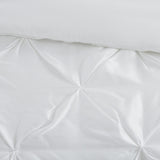 7 Piece Tufted Comforter Set White Cal King B03597211