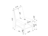 MIRIAM BLACK 2PK DINING CHAIR B201P501948