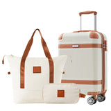 Hardshell Luggage Sets 3 Piece Carry-on Suitcase Double Spinner Wheels with TSA Lock for Men Women, N730P167694