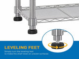 5-Layer Chrome Plated Iron Shelf 180*90*35 Chrome 59392457