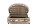 Outdoor Acacia Wood Patio Adjustable Lounge Chair - Uncushioned for Backyard Pool Garden - Beige N770P298695B