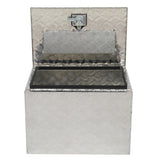 24" Aluminum Under Body Toolbox 5 Bar Tread Silver 25580335