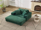 Chaise Lounge Chair with Removable Ottoman Accent Sofa Bed Upholstered Sleeper Couch Bed with W1170P353045