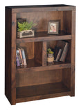 49 inch high Bookcase, No Assembly Required, Whiskey Finish B108P160196
