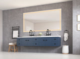 72 x 36 Inch LED Bathroom Mirror with Front and Backlight, Wall Mounted Vanity Mirror, Anti-Fog, W2287P279964